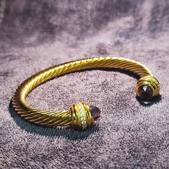 David Yurman Women's Bracelet with Purple Diamonds - Picture 5 of 6
